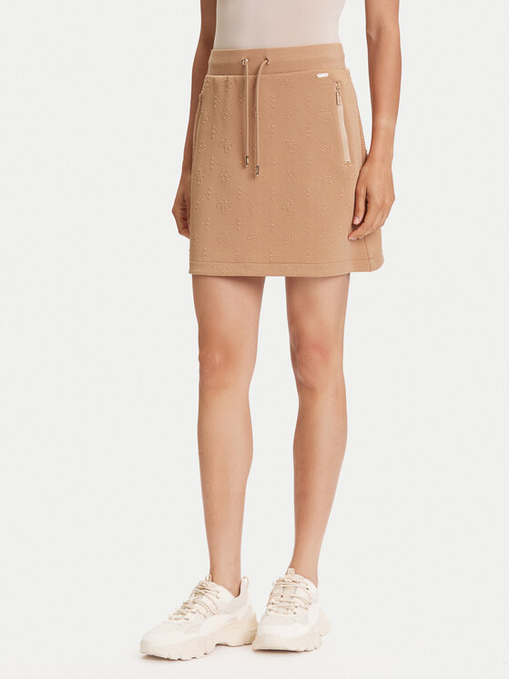 

Мини-юбка regular fit V5YD03 KBSL2 Guess, коричневый