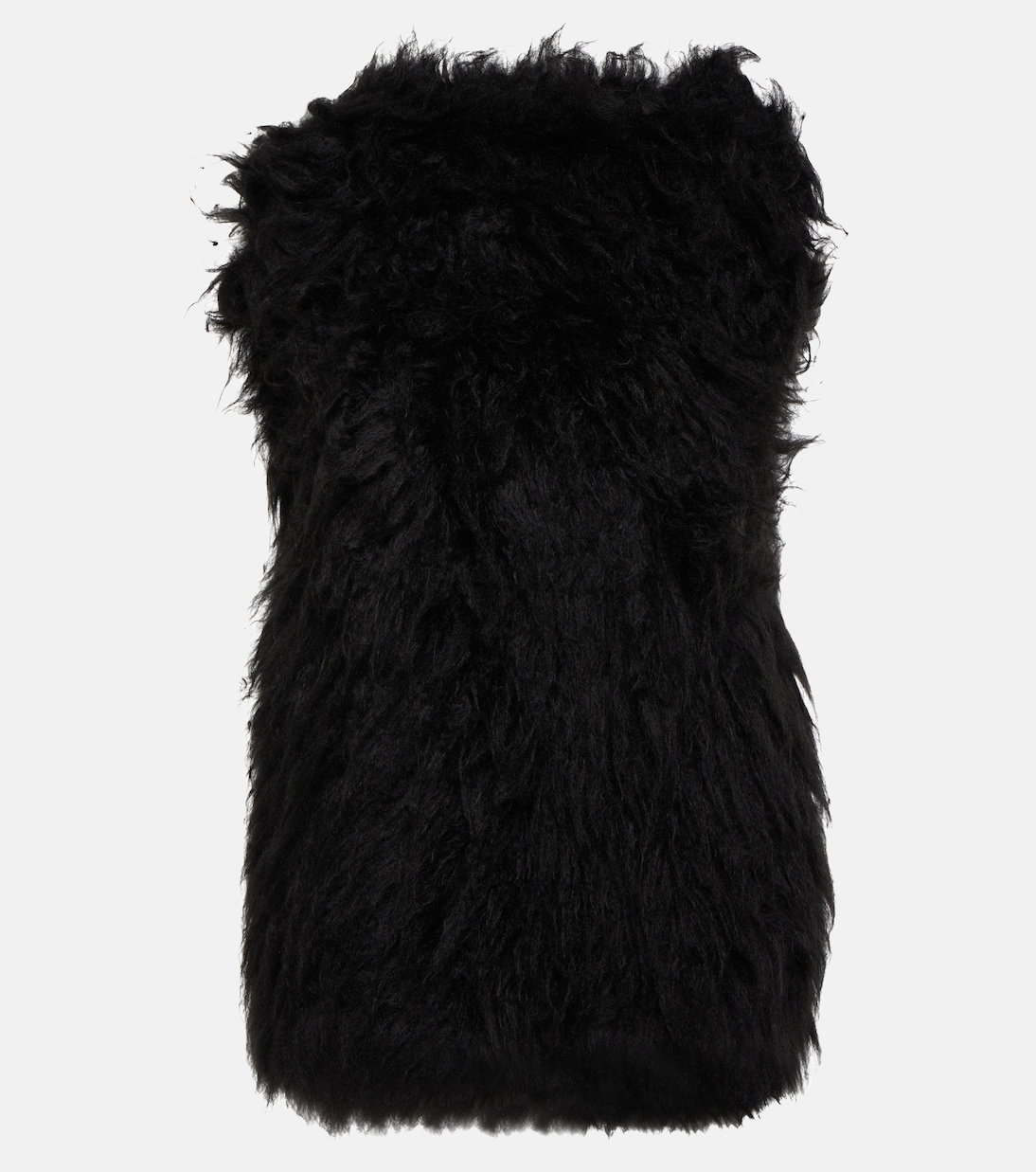 

Мини-платье из искусственного меха Norine Ann Demeulemeester, черный