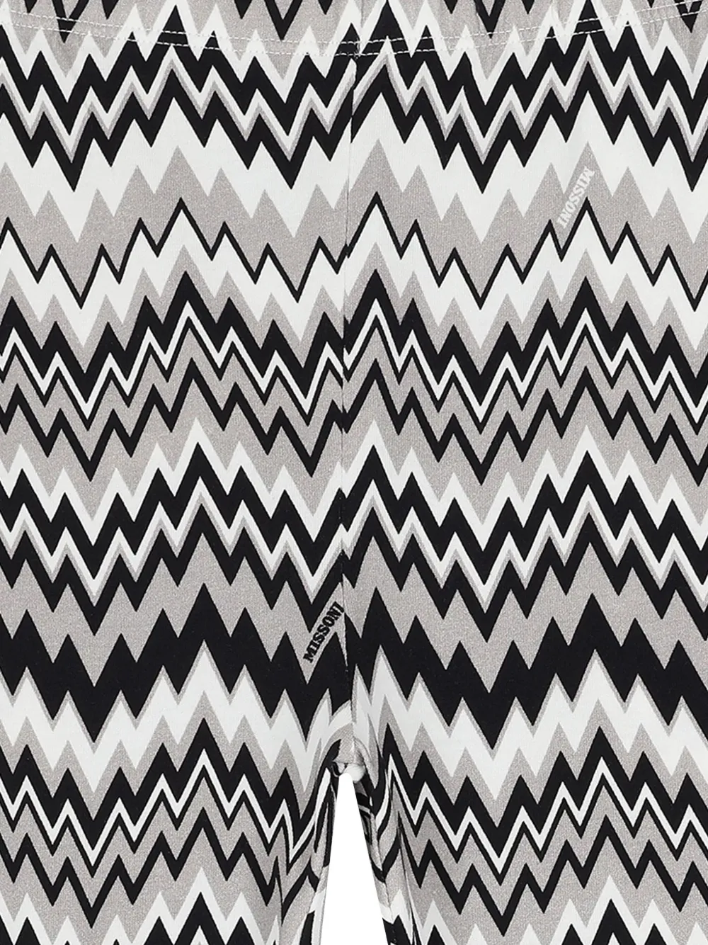 Леггинсы с узором зигзаг Missoni Kids, черный — фото 2