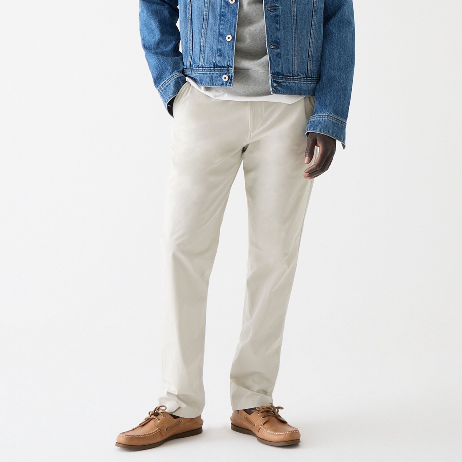 

1040 спортивные зауженные книзу технические брюки J.Crew, серый