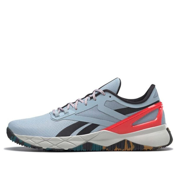 

Кроссовки nanoflex tr 'gable grey cherry camo' Reebok, синий