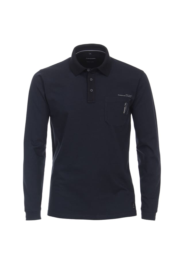 

Рубашка поло "зеленая" коллекция полосатая Casamoda, синий