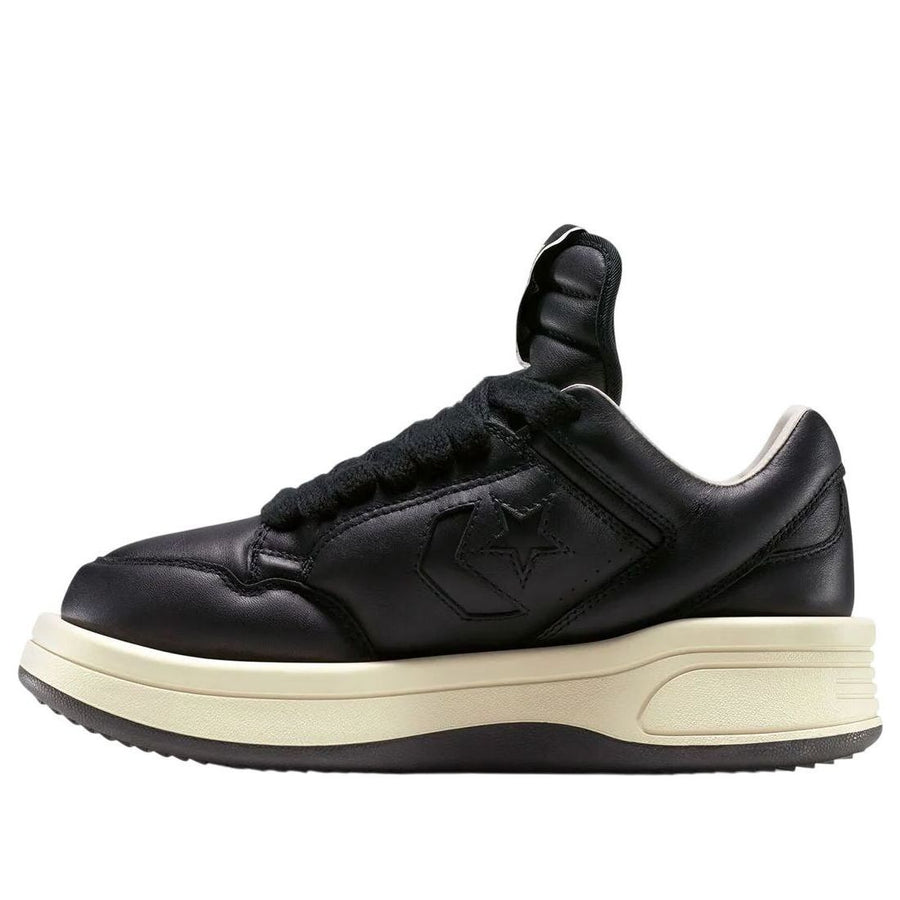 

Кроссовки Converse x Rick Owens DRKSHDW TURBOWPN Low 'Black Cloud Cream', черный