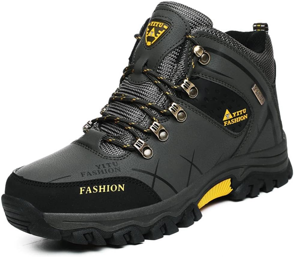 

Мужские походные ботинки Zivopah, противоскользящие, с высокой средней посадкой, дышащие, для кемпинга, походов и трекинга, зеленый