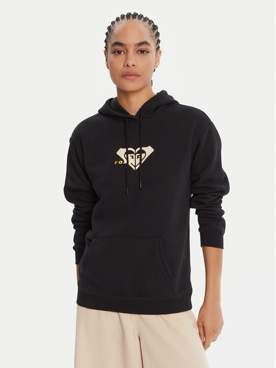 

Свитшот regular fit ERJFT05028 Roxy, чёрный