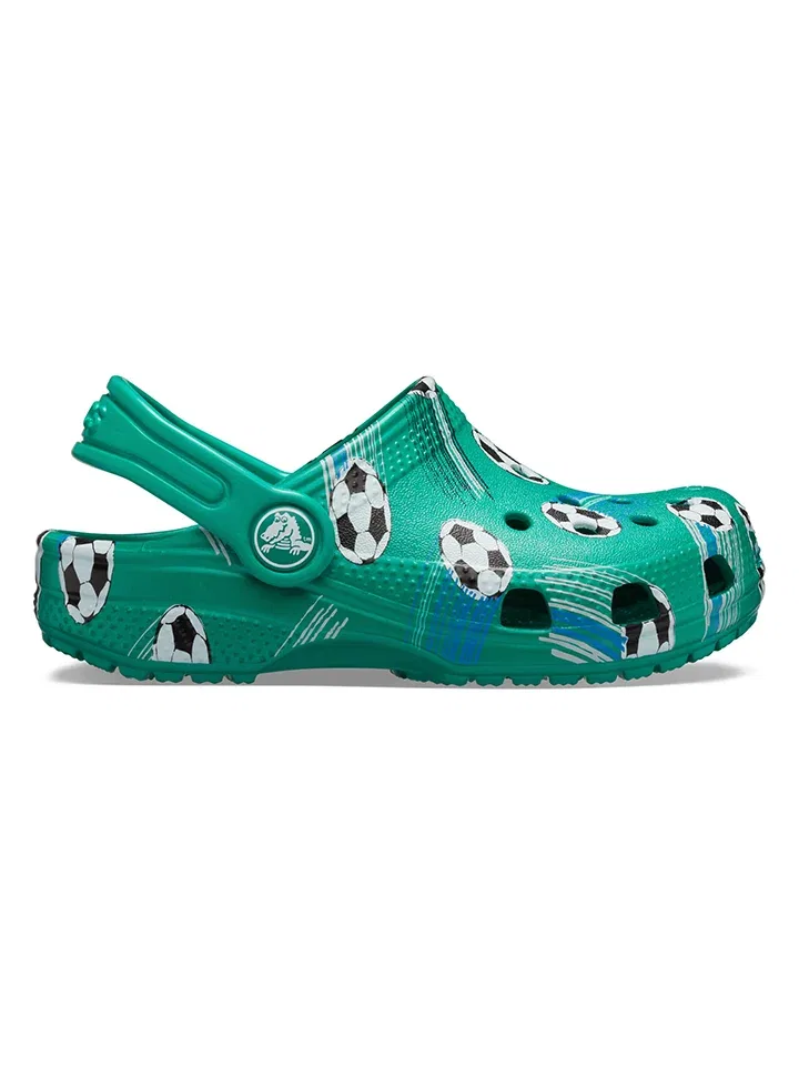 Вьетнамки, детские, Crocs, зеленый