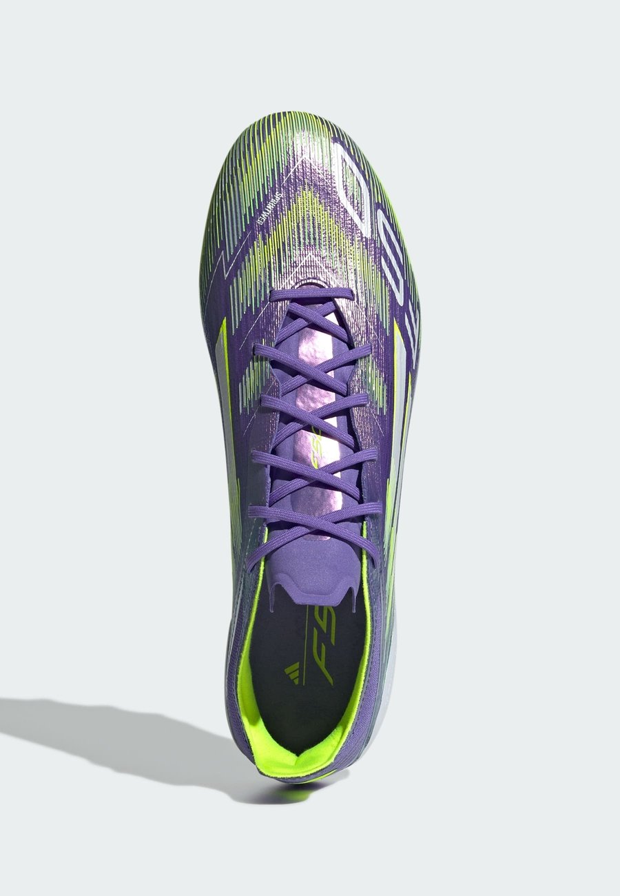 Кроссовки Adidas Performance F50 ELITE ARTIFICIAL GROUND FOOTBALL BOOTS, Purple Rush Cloud White Lucid Lemon/Purple — фото 3