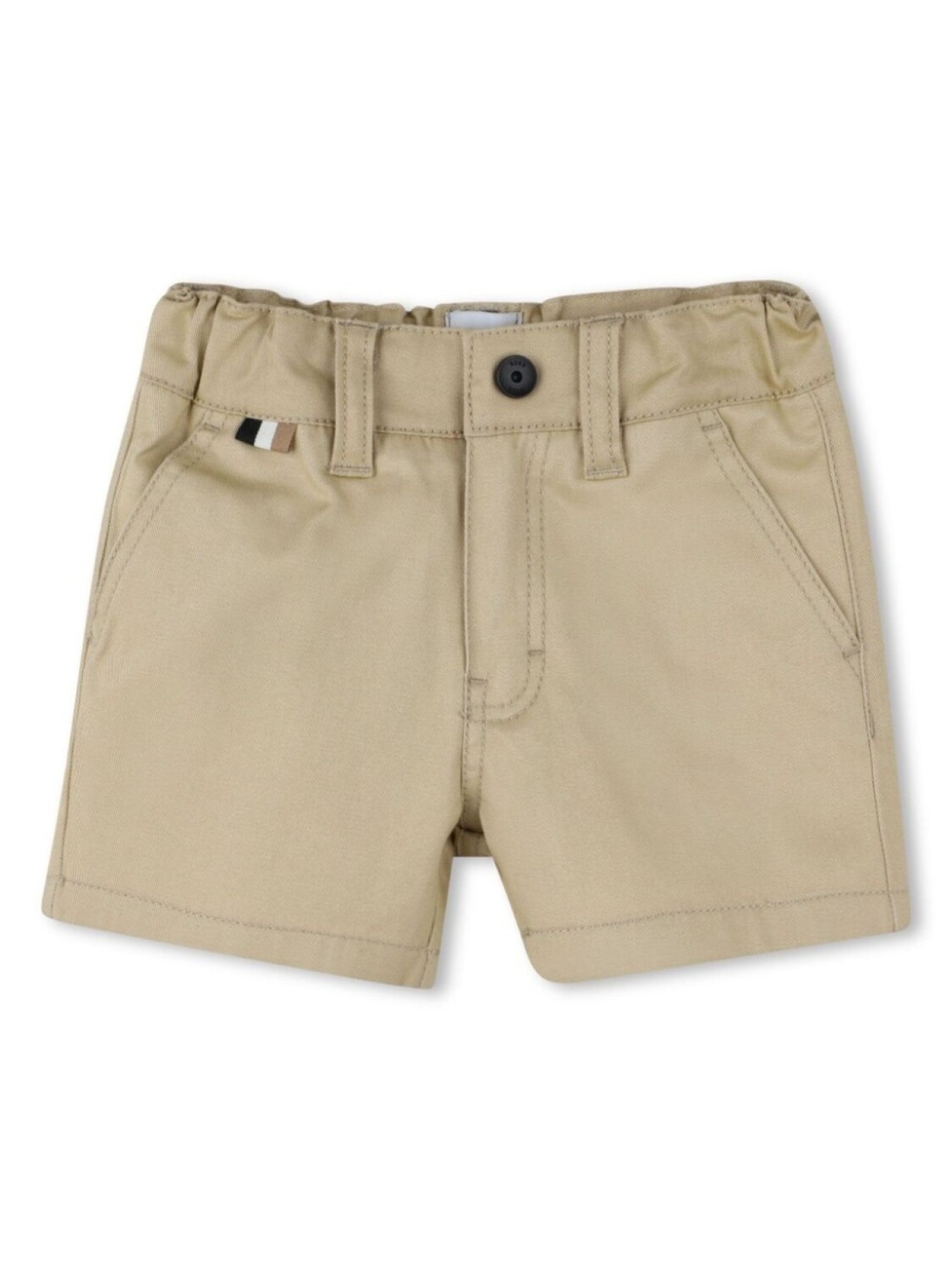 

Хлопковые шорты BOSS Kidswear, нейтральный цвет