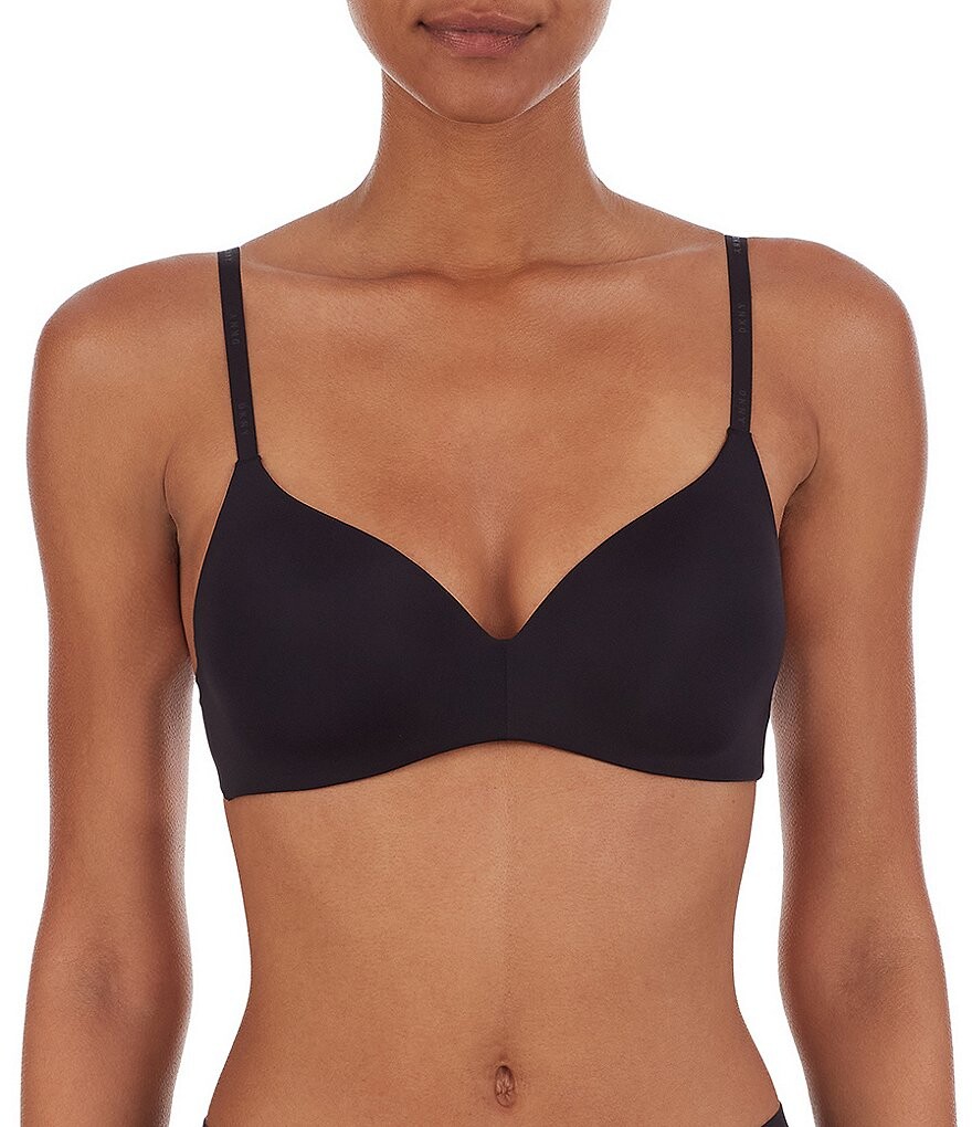 

Бюстгальтер-футболка без косточек DKNY Litewear, черный