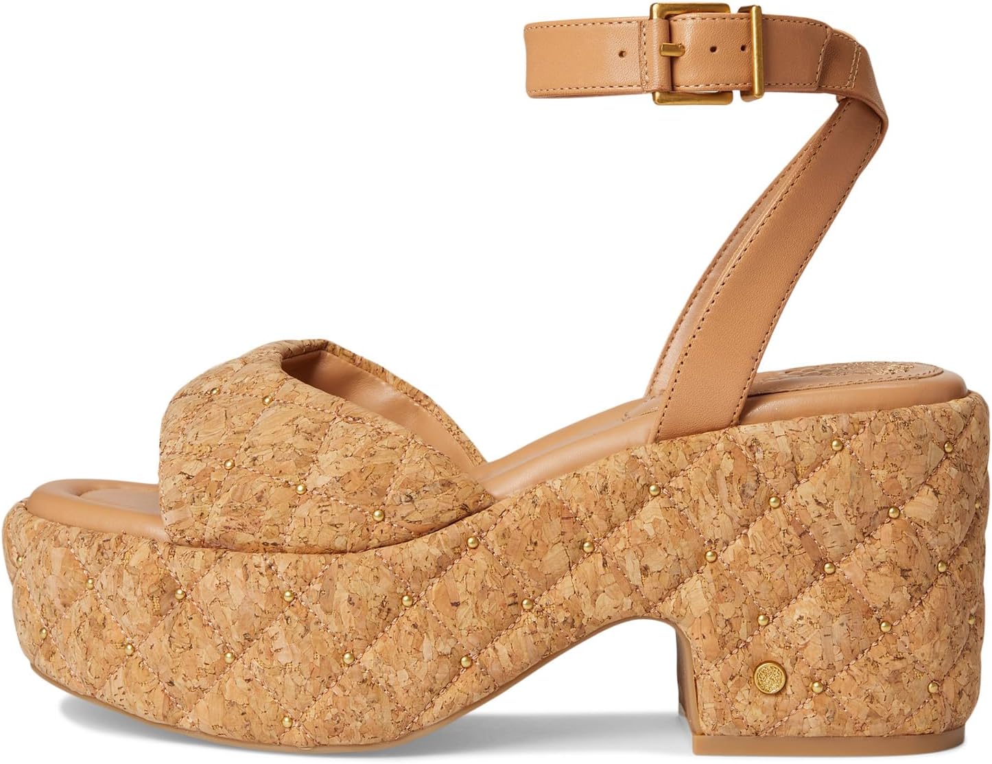 Сандалии Vince Camuto Ellah Chunky Platform Sandals, цвет Natural/Travertine — фото 4