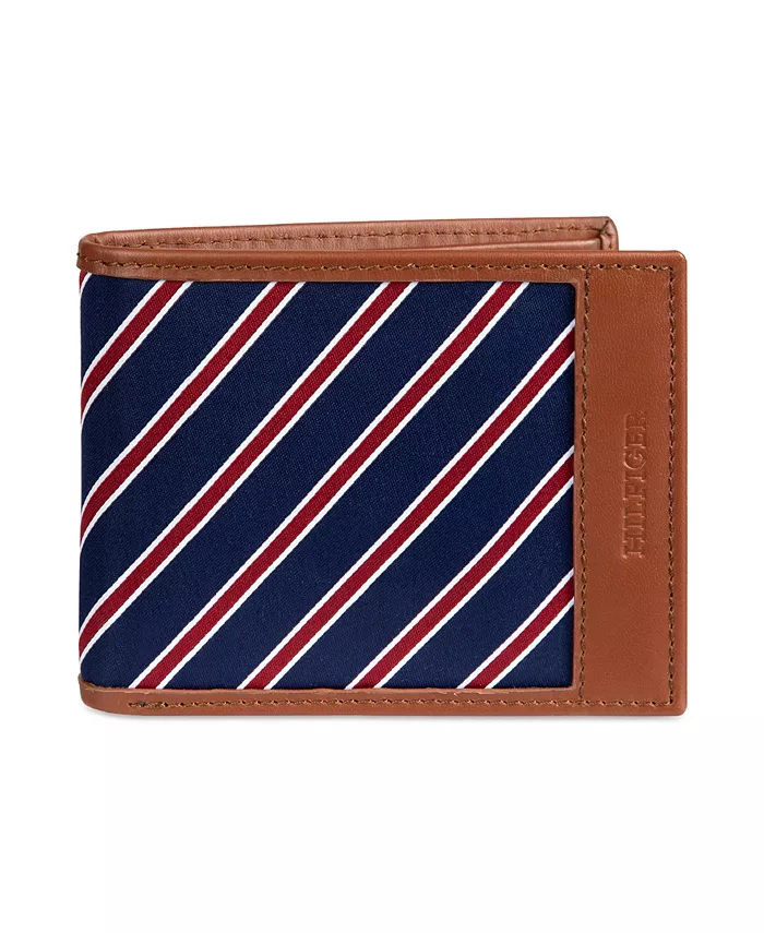 

Мужской кошелек Overlay Passcase Tommy Hilfiger, коричневый/бежевый