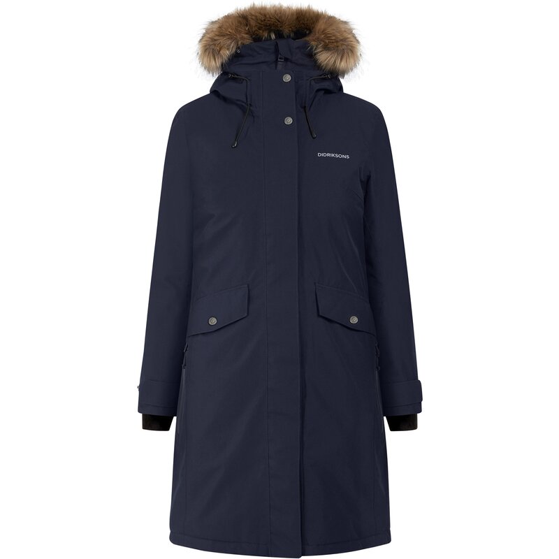 

Coat Erika WNS Parka 3 Didriksons, синий