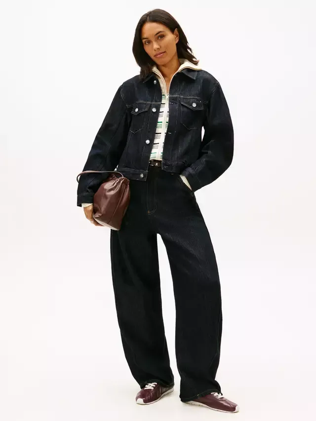 Плиссированная джинсовая куртка, чистая Tommy Hilfiger — фото 3