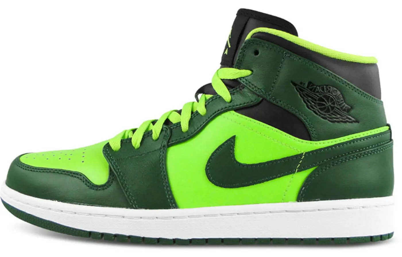 

Кроссовки JORDAN 1 Retro Mid Gorge Green, Зеленый, Кроссовки JORDAN 1 Retro Mid Gorge Green