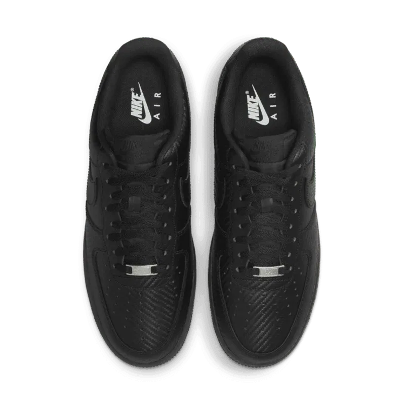 Кроссовки Nike Air Force 1 Low Black Carbon Fiber — фото 3