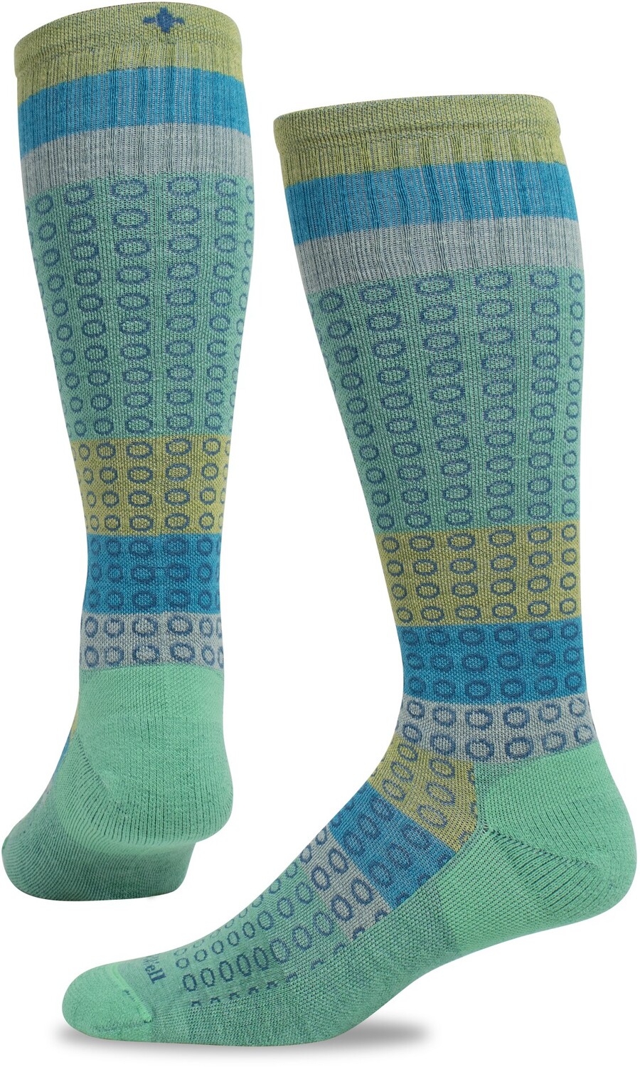 

Компрессионные носки полного круга, широкие по размеру икры, женские Sockwell, зеленый