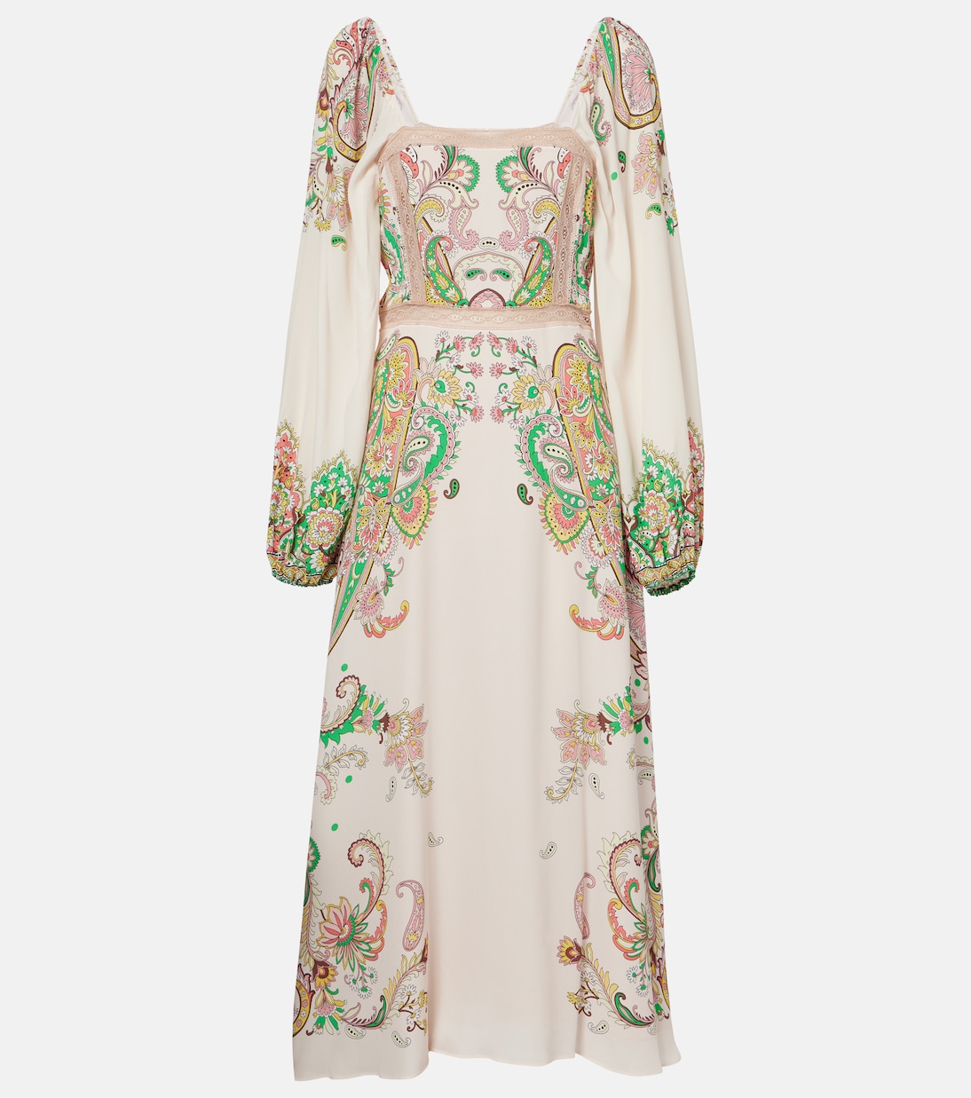 

Платье миди с принтом Etro, Print On White Base