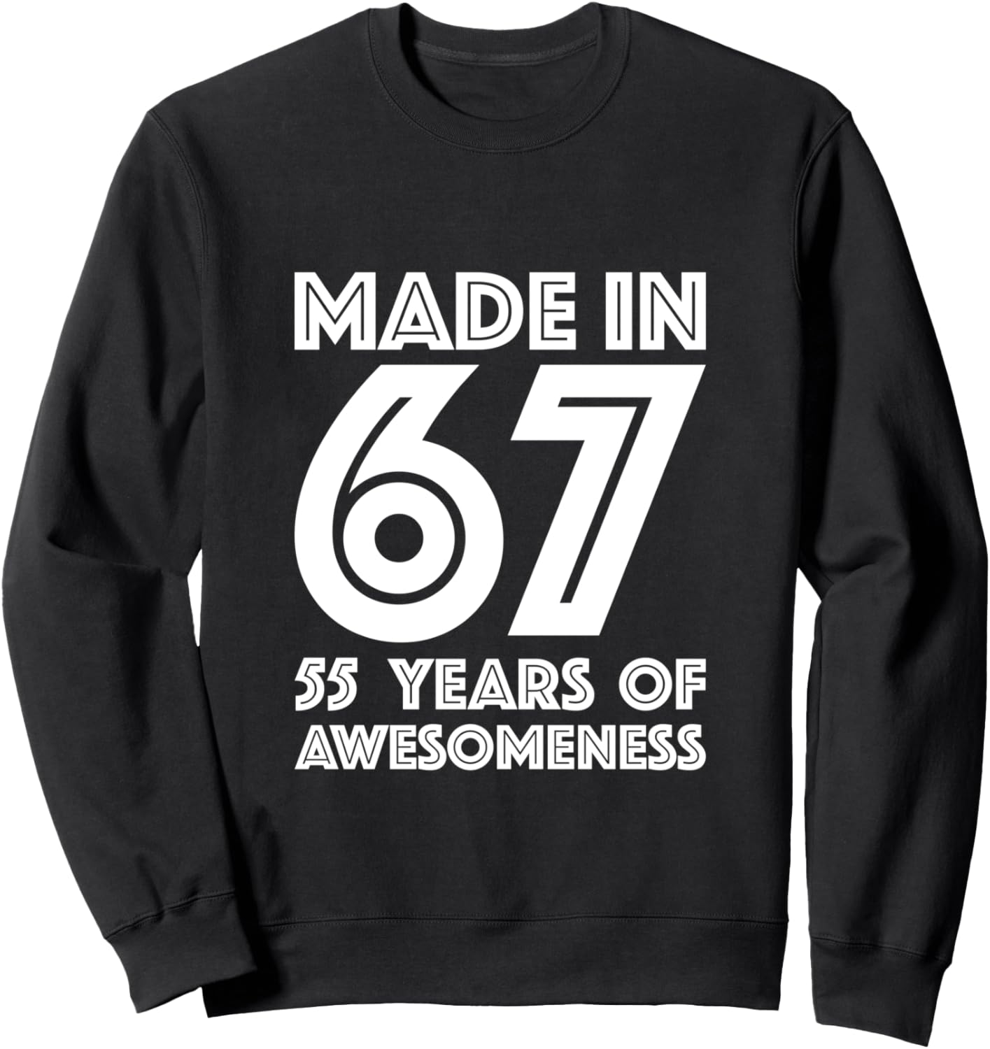 

Мужская толстовка «55-й день рождения, папа, 1967», черная 55Th Birthday Mens Womens Age 55 Apparel 1967