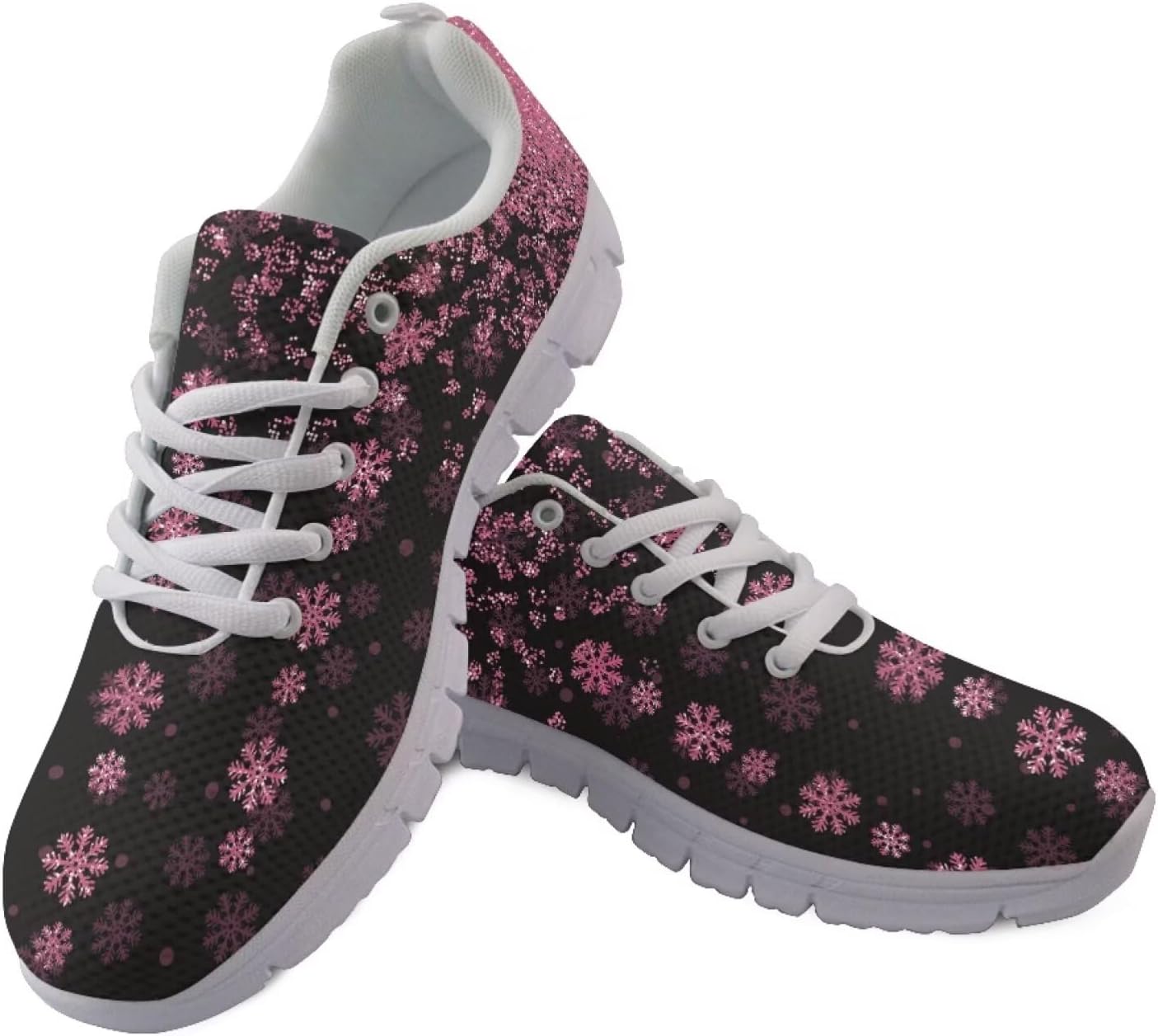 

Мужские повседневные кроссовки PinUp Angel из легкой дышащей сетчатой ткани для работы, путешествий и повседневных дел, черный/розовый