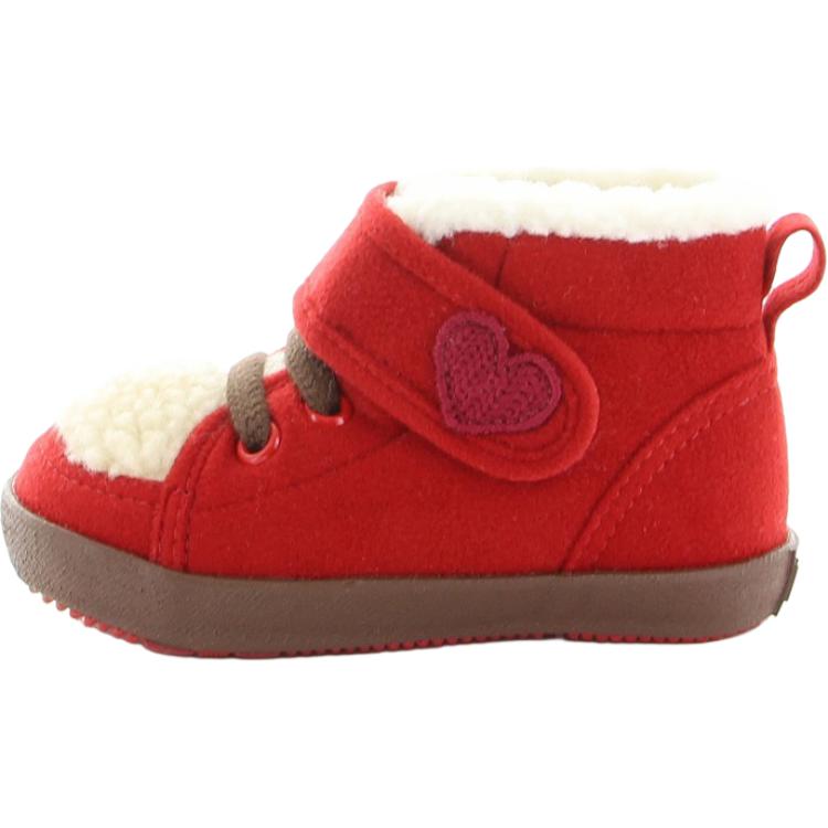 Термообувь Suede Comfortable Slip Resistant Anti Kick Mid top для малышей MoonStar, светло-желтый/бежевый — фото 3