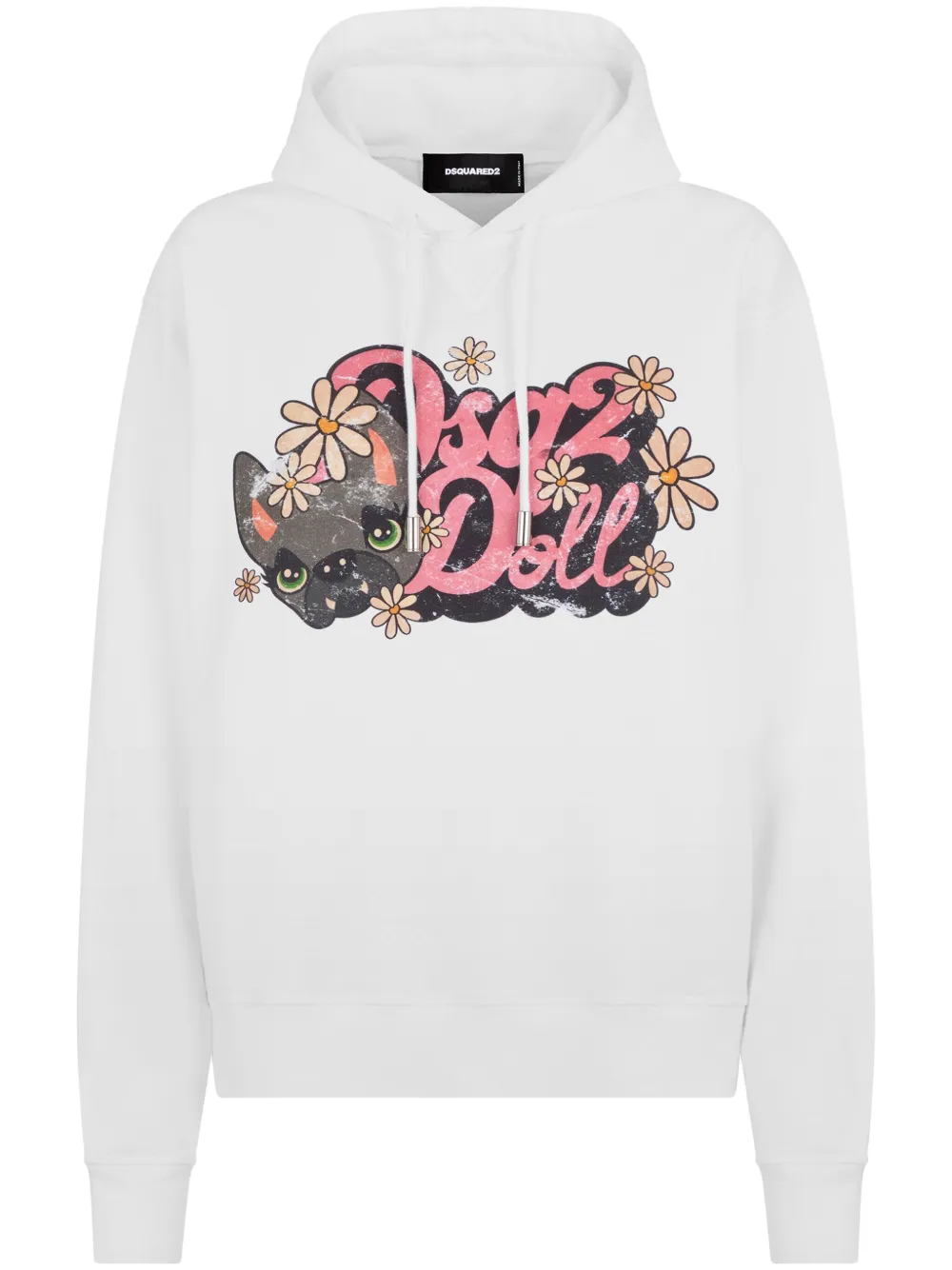 Худи Hilde Doll DSQUARED2, белый