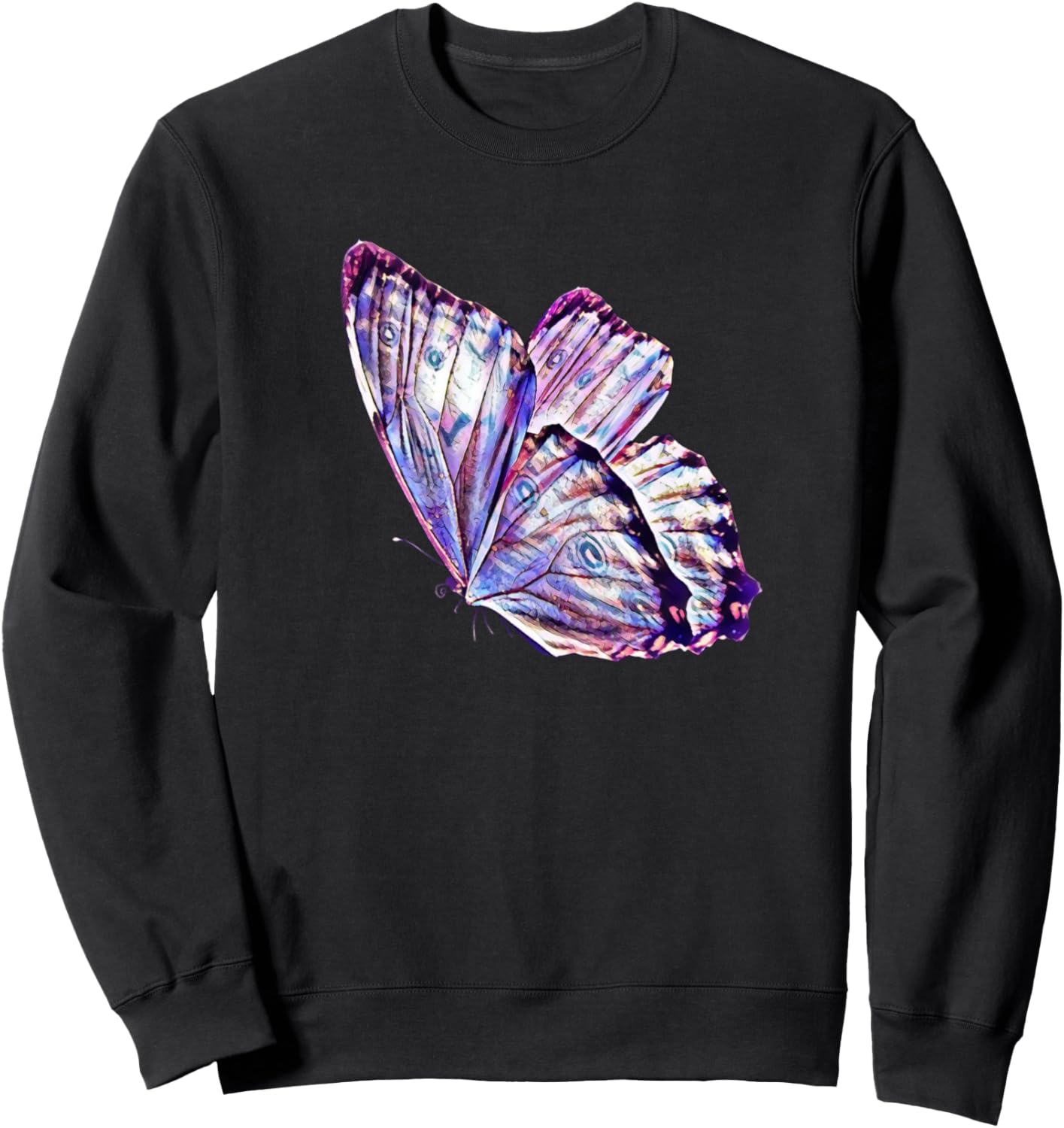 

Толстовка с бабочками Butterfly Butterfly Women'S - Girls Kids Men Boys Gift, черный