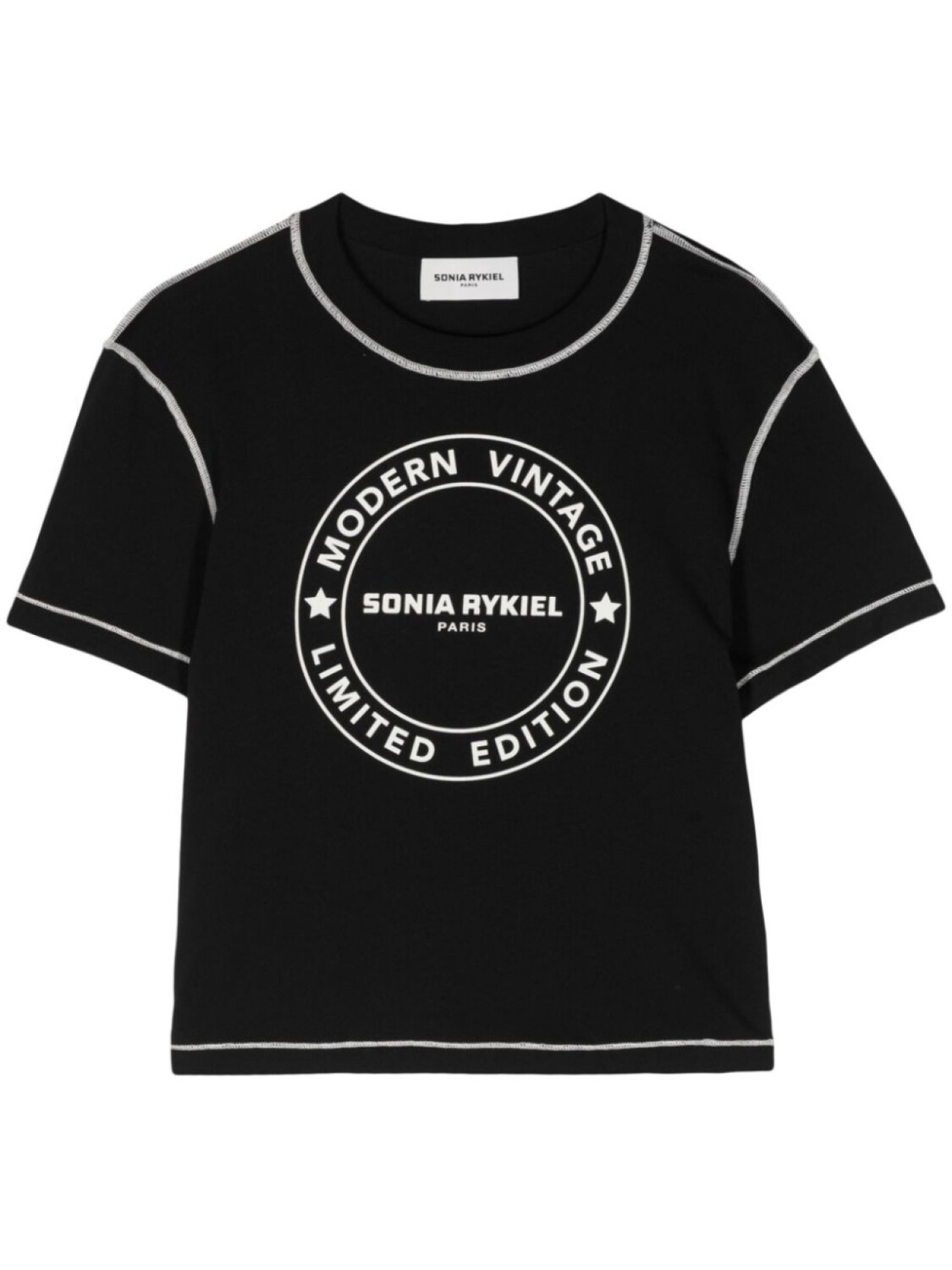 

Футболка с логотипом Sonia Rykiel, черный