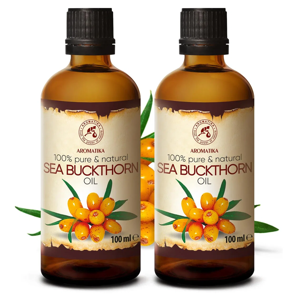 Масло для лица Aromatika Trust The Power Of Nature — Масло облепихи , холодного отжима, 200 мл — фото 2