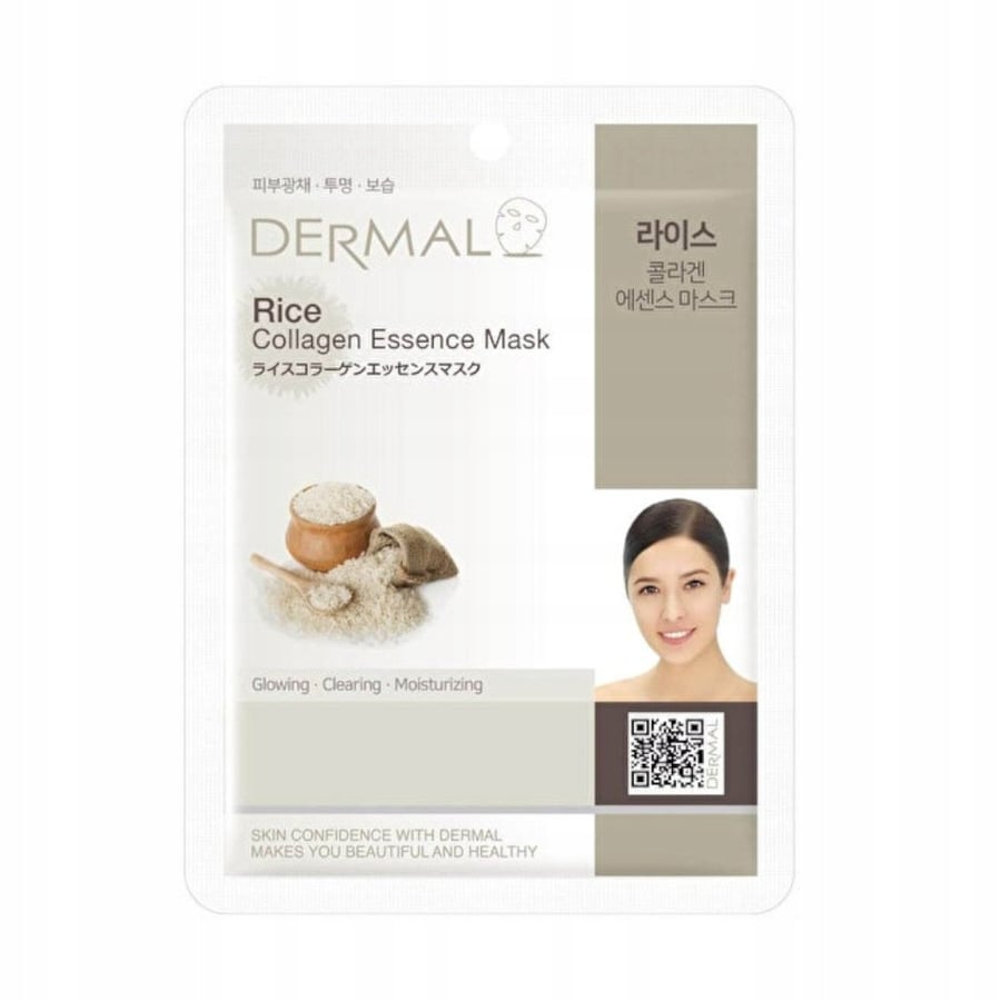

Коллагеновая маска с рисом DERMAL Essence Mask, 23 г