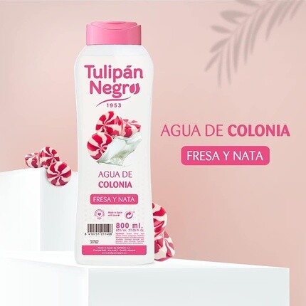 Tulipan Negro Tulipán Eau De Cologne Noir Strawberry And Nata 800ml — фото 2