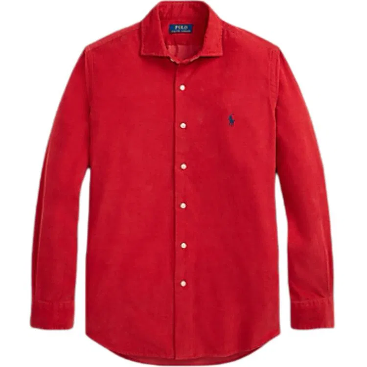 Рубашка с отложным воротником Polo Ralph Lauren красная