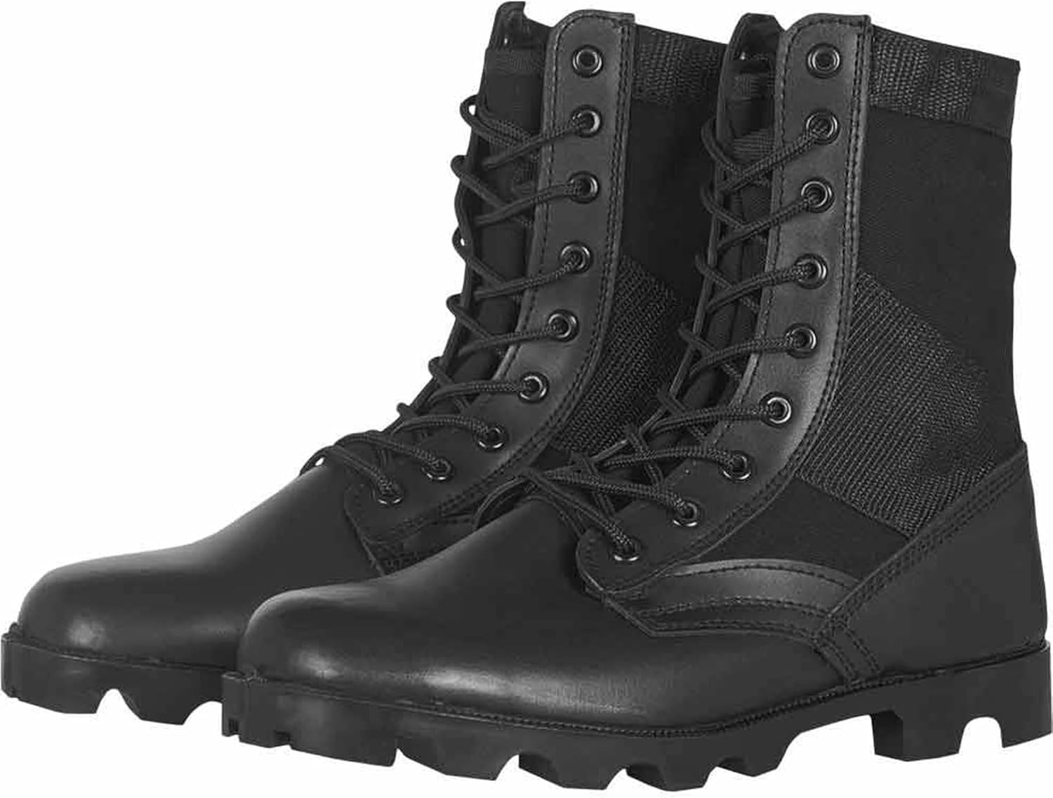 

Мужские тактические боевые ботинки FOX OUTDOOR PRODUCTS для джунглей Вьетнама, прочные и удобные, с верхом из кожи и хлопка и стальной стелькой, черный