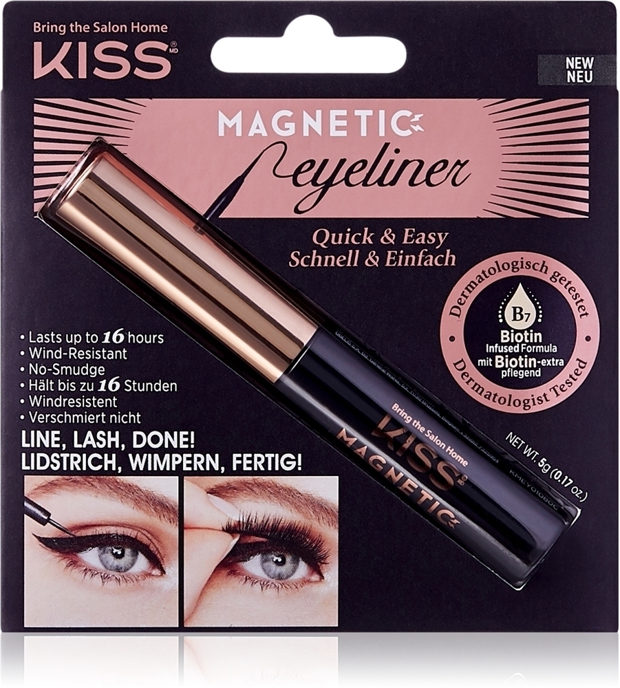 

Магнитная подводка для глаз, магнитная гелевая подводка для глаз Kiss, 5 гр