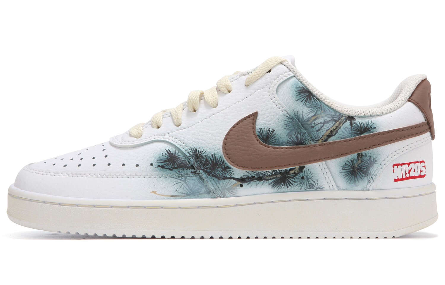 

Кроссовки для скейтбординга Court Vision 1 женские, низкие, белые/коричневые Nike, Коричневый, Кроссовки для скейтбординга Court Vision 1 женские, низкие, белые/коричневые Nike