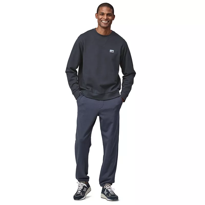 Мужская толстовка Patagonia с круглым вырезом, Smolder Blue — фото 2