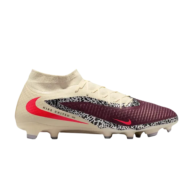 Бутсы Nike United Phantom 6 High Academy MG, черный