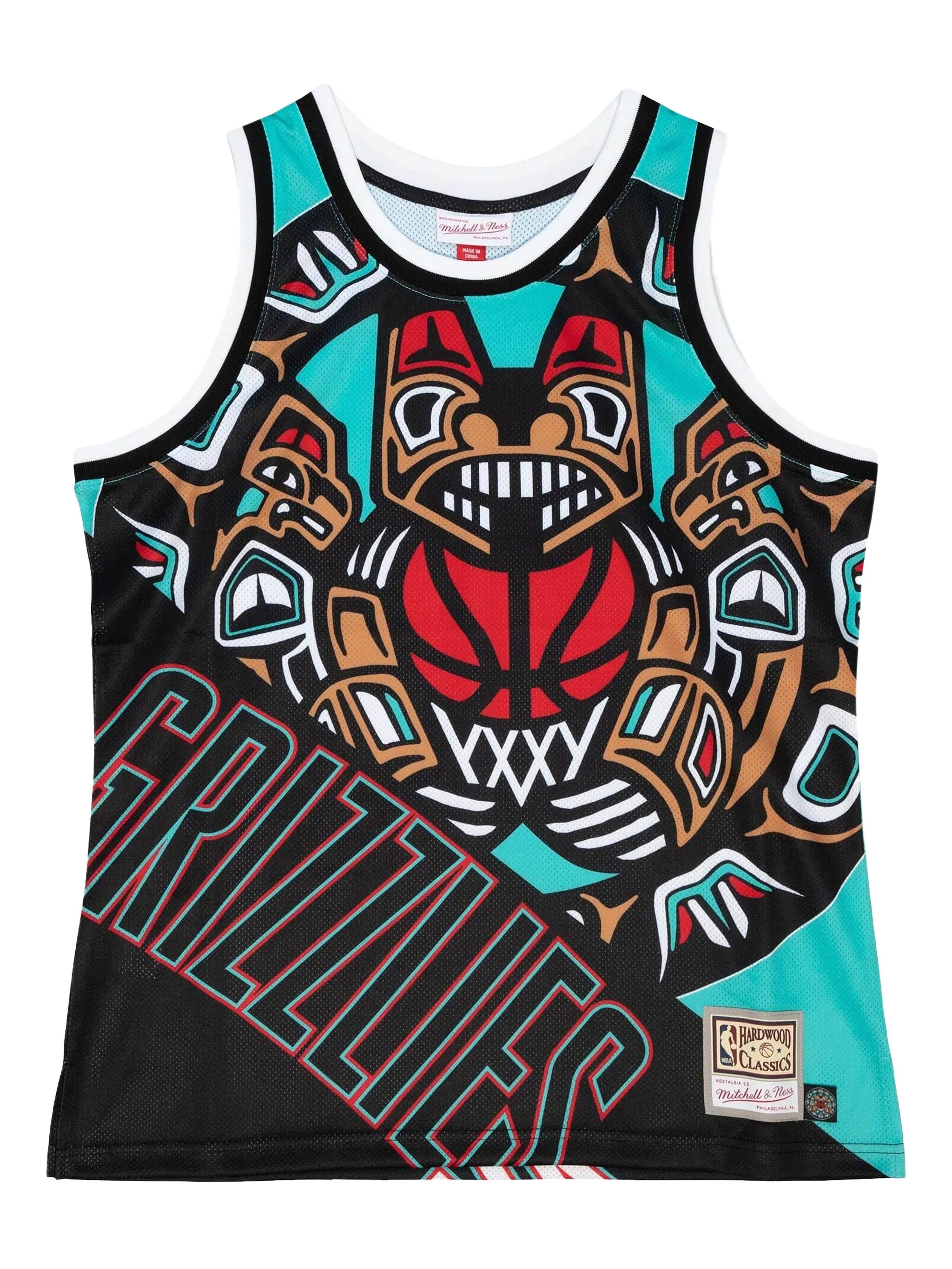 

Топ Vancouver Grizzlies Big Face 5.0 из коллаборации с NBA Mitchell & Ness, зеленый