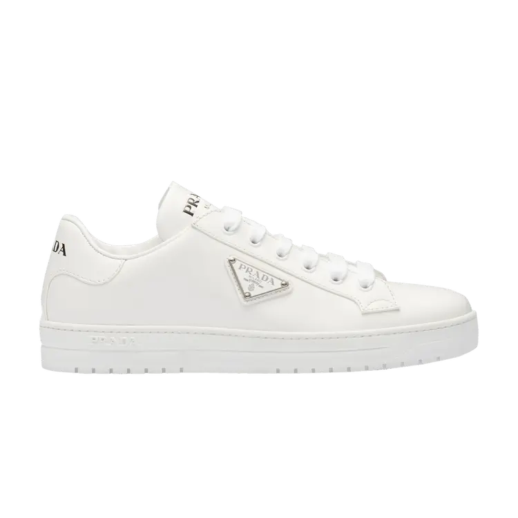 Кроссовки Prada Wmns Downtown Brushed Leather White, белый