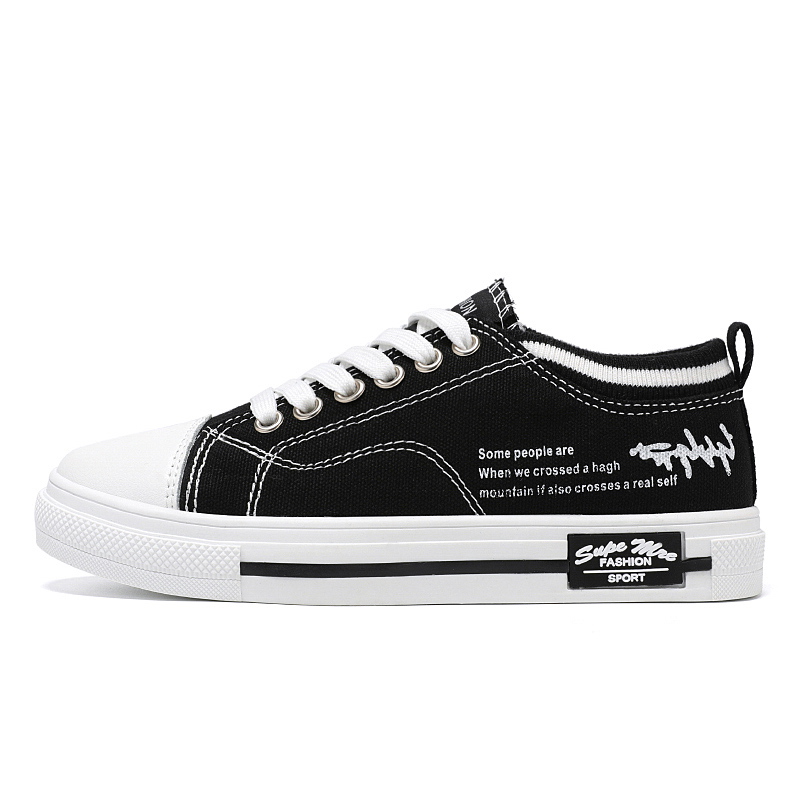 

Кроссовки для скейтбординга детские low top с амортизацией, устойчивые к истиранию и с отскоком PROTECTCAMEL, черный белый