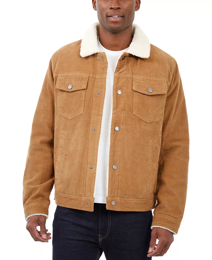 

Мужская вельветовая куртка Trucker Lucky Brand, желтый
