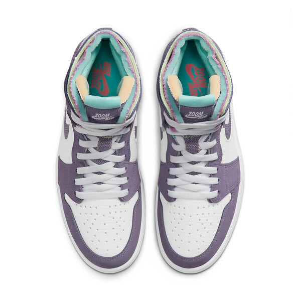 Кроссовки 1 высокие zoom комфорт Air Jordan, фиолетовый — фото 4