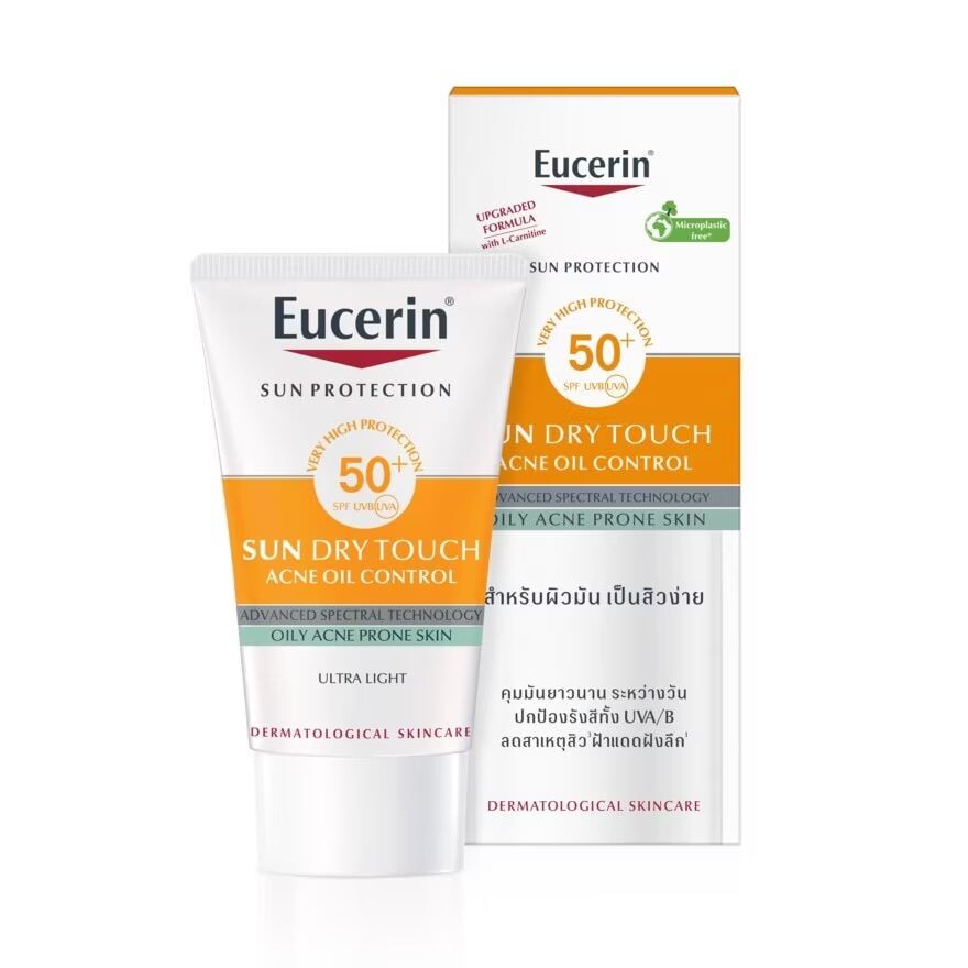 

Eucerin Sun Dry Touch Oil Control Face SPF50+ 20 мл, White