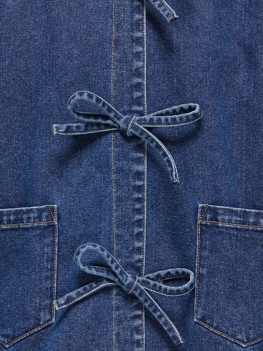 Куртка межсезонная ONLY GIRLS KOGTHILLE, Blue Denim — фото 4