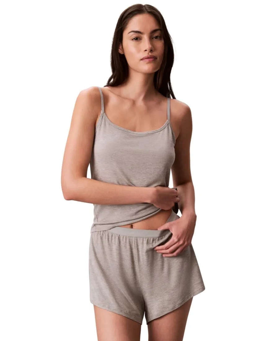 Женские полосатые шорты для сна Calvin Klein, серый heather