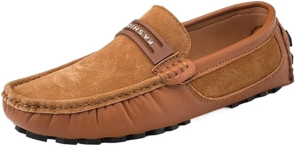 Мокасины мужские замшевые коричневые, Brown UOPYNE
