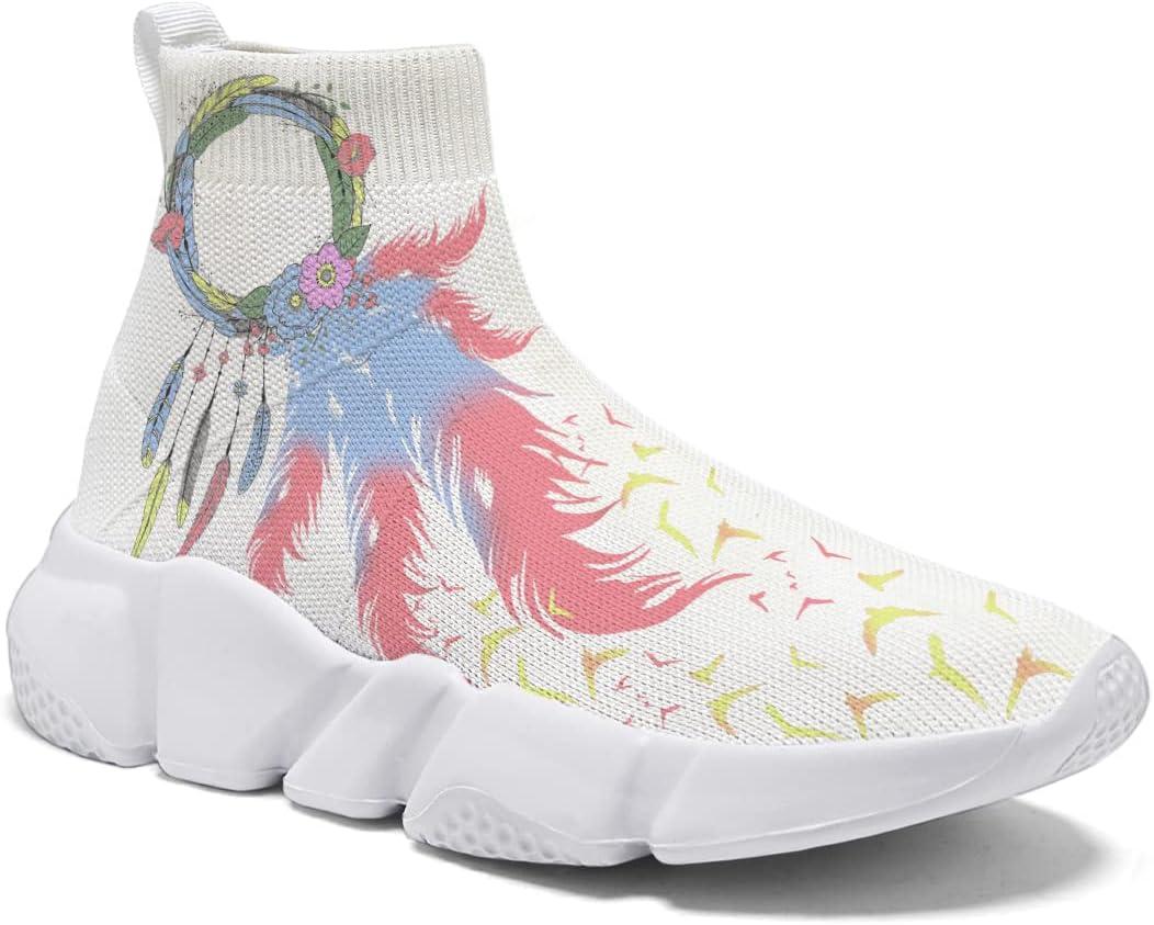 

Мужские модные кроссовки Hetios Dreamcatcher - прогулочные, беговые, сетчатые, для тренировок, повседневные носочные кроссовки, Dreamcatcher 03