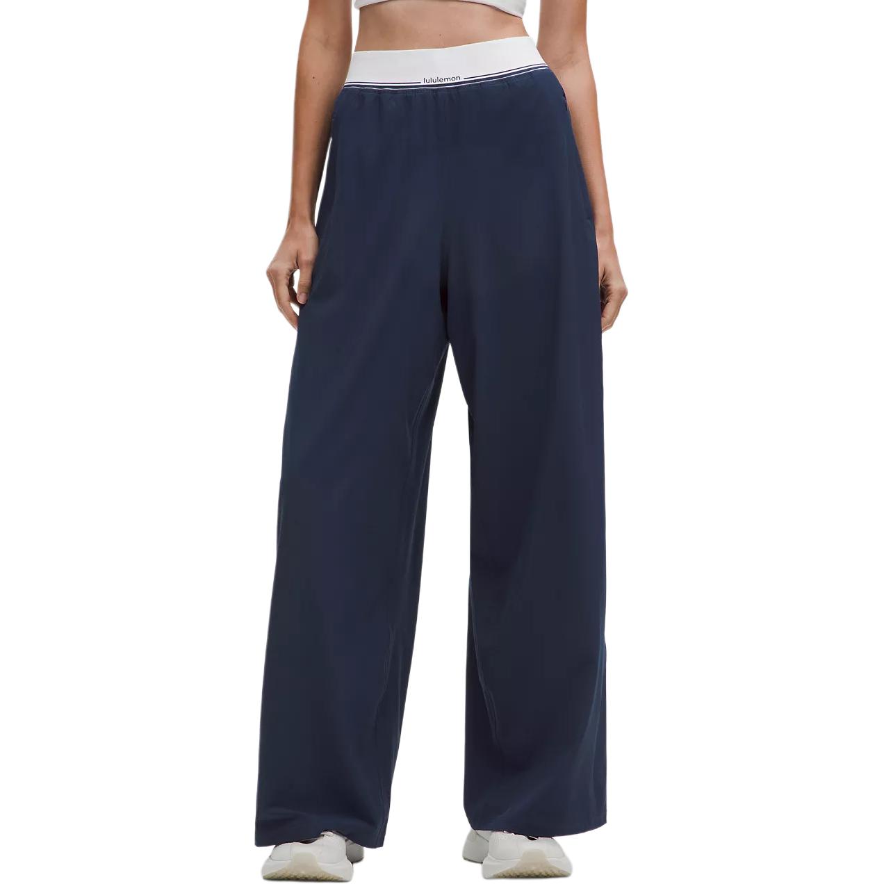 

Женские повседневные брюки Lululemon, синий/белый