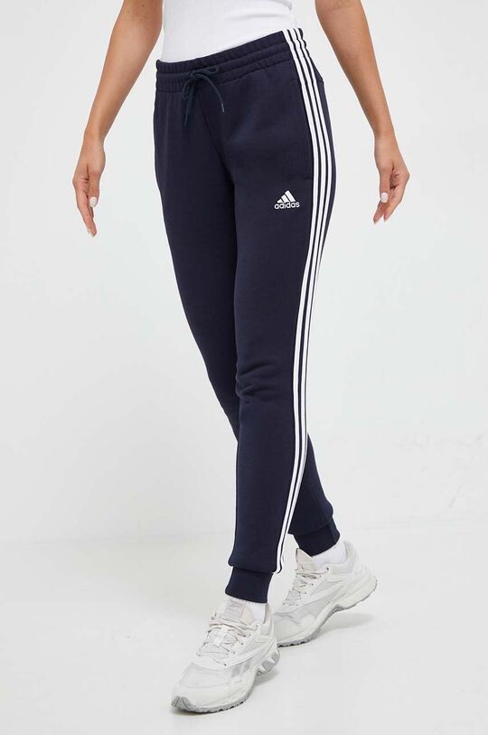 

Хлопковые спортивные штаны adidas, темно-синий