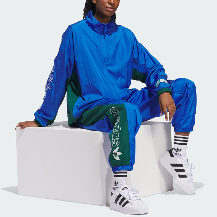 Adidas Originals Куртка-бомбер Йорк Сити на молнии унисекс ВВС синий, Air Force Blue — фото 4