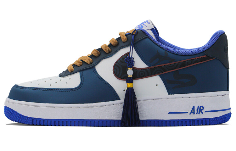 

Кроссовки Air Force 1 для скейтбординга, мужские, низкие, белый/черный/синий Nike